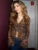 Lace Up Leopard Print Cardigan Mesh Perspective Print Slim Long Sleeve V Neck Summer Top Cardigan