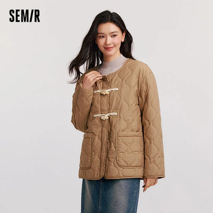Cotton Jacket Imitation Lamb Wool Vest Waterproof Lightweight Cotton Jacket Winter New Two-piece Set