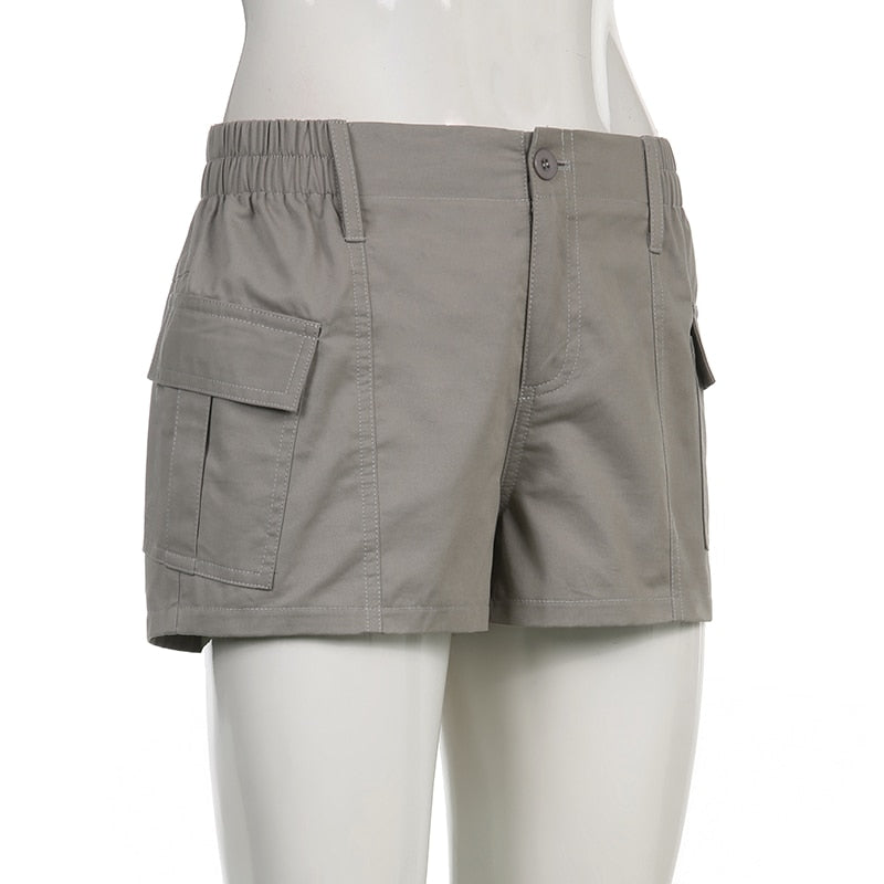 Low Waisted Shorts Harajuku Retro Basic Sporty Bottom Biker