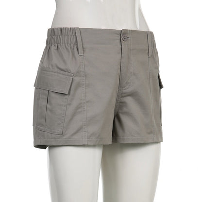 Low Waisted Shorts Harajuku Retro Basic Sporty Bottom Biker