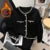 Black Tweed Jacket Cropped Quilted Coat Commute Blazer Winter Korean Thicken Short Outerwear