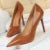 Shoes Woman Pumps Patent Leather High Heels Stiletto Heels Occupation Ol Office Shoes Heels 43