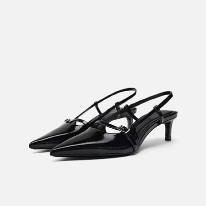Summer Pointed Toe High Heels Sandals Design Style Thin Heels Banquet Party Sandalias Shoes