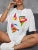 Painted Lady Face Personality Design Print T Shirt Female Street Comfortable T-shirt Soft Tops Breathable Short Sleeve