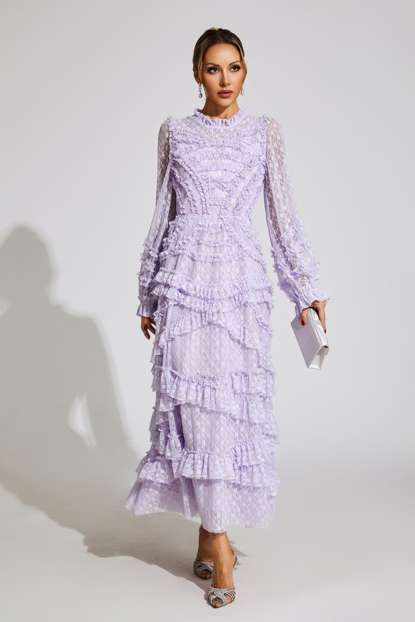 Saroyan Light Purple Midi Dress