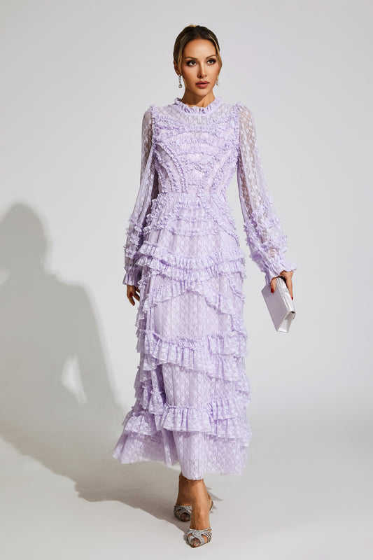 Saroyan Light Purple Midi Dress