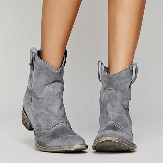 Trina - Retro Ankle Boots