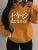 Faith Hope Love Letter Graphic Hoody Street Loose Sweatshirt Autumn Fleece Hooded Hip Hop O-neck Clothing Female