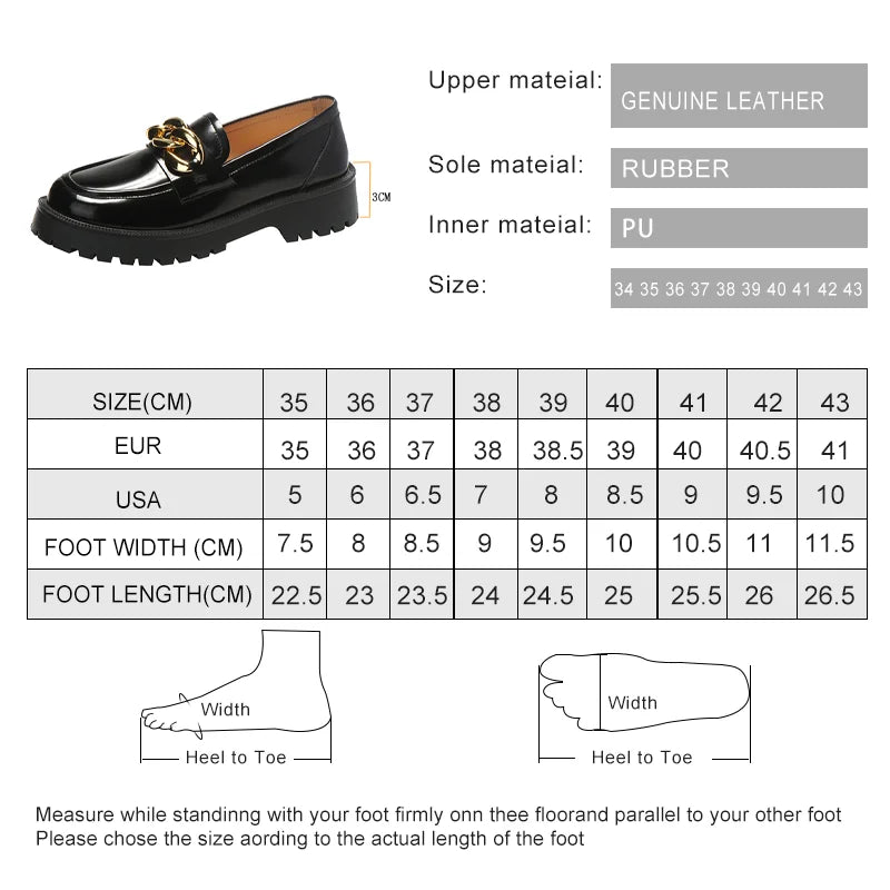Shoes Spring New Relly Leather Loafers Retro Bite Thicksoled Nonslip Round Toe Shoes