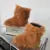 Harajuku Y2k Fluffy Furry Snow Boots Winter Thick Warm Outdoor Fur Boots Lotita Boot Shoes