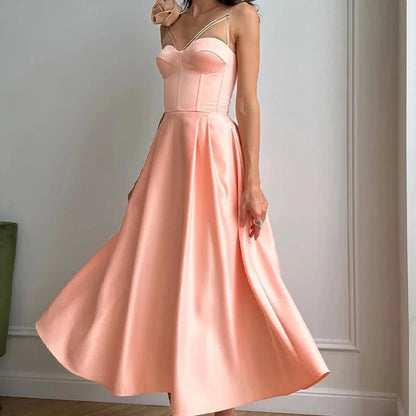 French Flower Design Sling Long Dress Spring Deep Vneck Hollow Party Dress Summer Off Shoulder Lady Maxi Dress