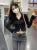 Lace Up Long Sleeve Korean Dongdaemun Youth Trend Shirts Blouses Autumn Basic Crop Shirt New White Black