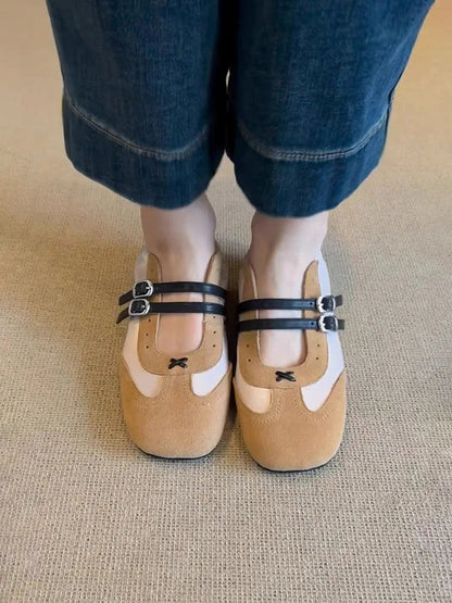 Flats Sports Shoes Sneakers Shallow Loafers Shoes Summer Walking Ballet Trend Sneakers
