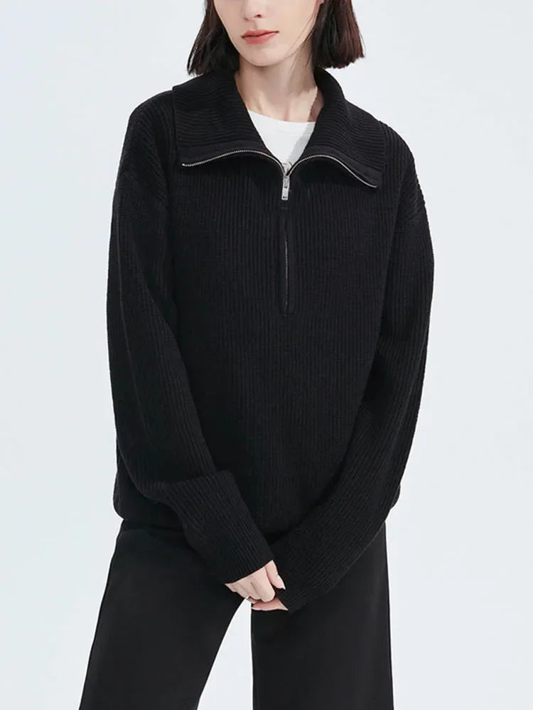 Zip Up Comfy Sweater