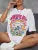 Dancing Skull Printed Female T-shirts Cool Comfortable Tshirts Funny Tee Shirts Hip Hop Oversized Tops