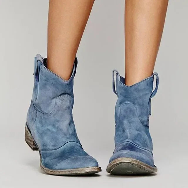 Trina - Retro Ankle Boots