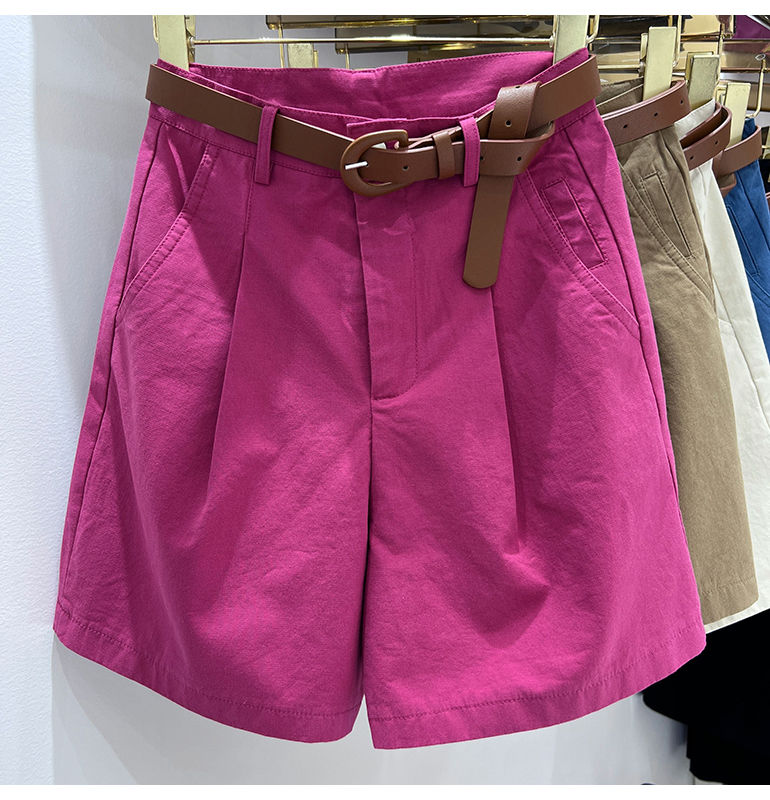 Denim Shorts High Waist Short Cotton Loose Bermuda Shorts