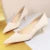 Shoes 4.5 Cm Heels Pointed Toe Woman Pumps Kitten Heels Large Size 34-43 Mid Heeled Female Shoes