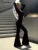 Sporty Jumpsuits Concise Autumn New Square Neck Long Sleeve Skinny Stretch Overalls Basic Female One Piece