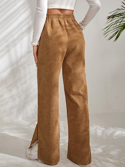 Corduroy Wide Leg Pants