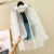 Long Sleeve Perspective Sheer Sunscreen Chiffon Blouse Korean Loose Shirt Summer Beach Cardigans