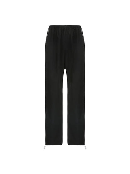 Woman Old Money Pants Aesthetics Trousers 90s Sweatpants Cargo Hiphop Pants Hiking Pant Tunic Drawstring