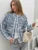 Printed Patchwork Jackets Female Contrast Loose Long Sleeve Autumn Pocket High Street Coat ’s Cardigan