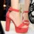 Sandals High Heels Pumps Super High Heel 13.5 Cm ’s Banquet Shoes Platform Heeled Sandals Summer