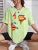 Painted Lady Face Personality Design Print T Shirt Female Street Comfortable T-shirt Soft Tops Breathable Short Sleeve