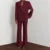Striped Pant 2 Piece Set Double-breasted Full Sleeve Blazer Wide Leg Zipper Long Trousers Female Lady Commute Outfits
