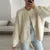 Long Sleeve Sweater Loose Single-breasted Round Neck Cardigan Spring Soft All-matching Outwear