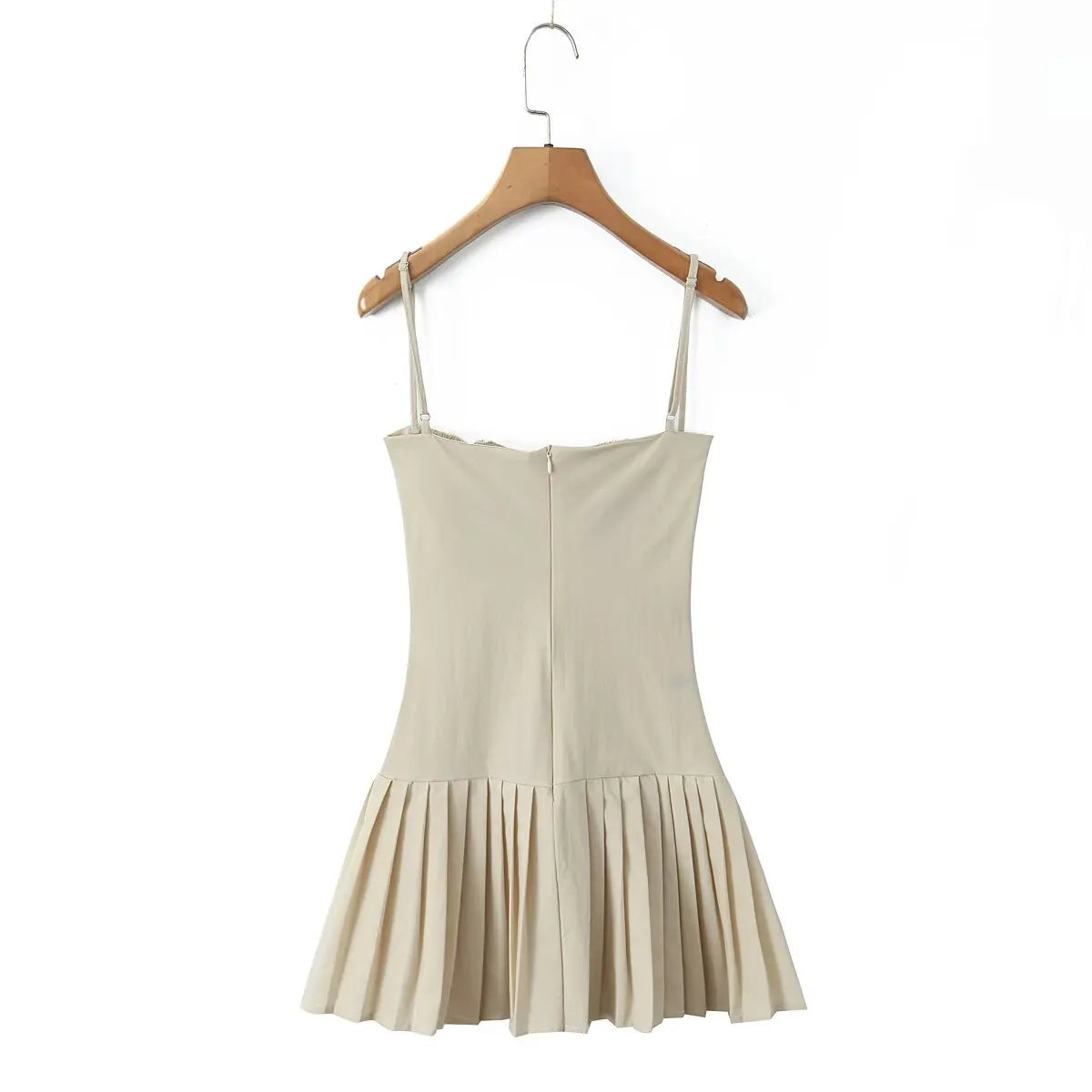 European and American Style New Slim Suspender Dress Fashionable Hot Girl Pleated Skirt