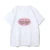 American Basic Round Neck Pullover Letter Print Knit Short Sleeve T-shirt Spice Summer Slim-fit Crop Top