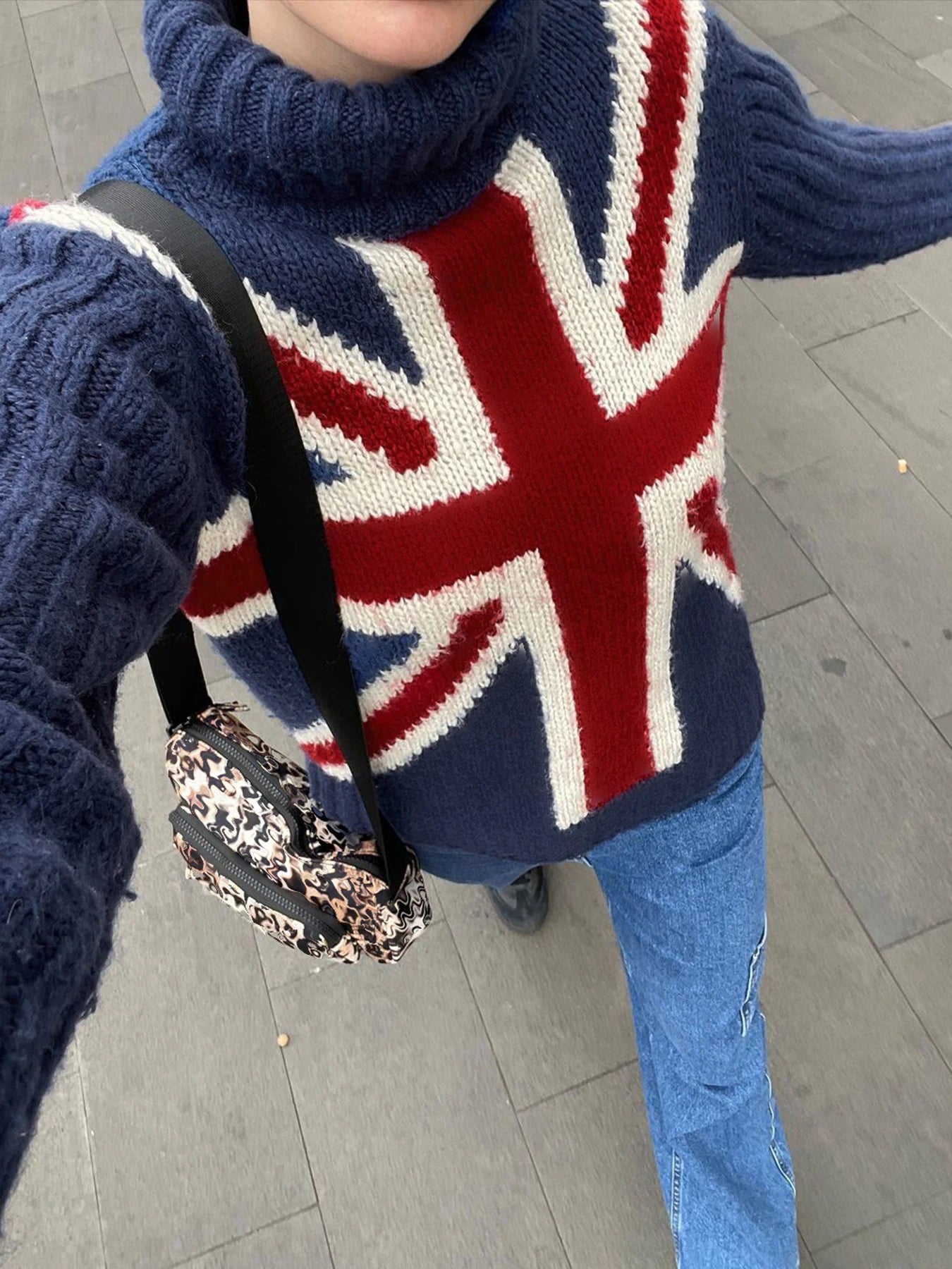 New Autumn Winter Turtleneck Pullover Sweaters for American Retro Slim Basic Knitted Jumpers