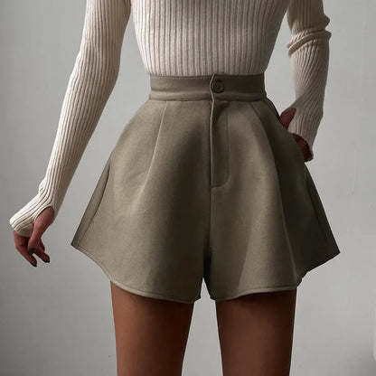 High Waist Wideleg Shorts Bottom Loose Aline Short Pants Leisure Summer New Shorts