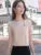 Spring Summer Style Chiffon Blouses Shirts Lady Asymmetrical Collar Short Sleeve Chiffon Blusas Tops Df4028