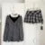 Autumn Winter Woman Gyaru V-neck French Sweater Long Sleeve Pullover Knitwear Mini Skirt 2000s Aesthetic 3-piece Outfits