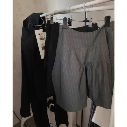 Summer Korean Retro High Street Low Waist Irregular Aline Skirt Skirt