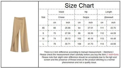 Long Pants Woman Spring High Waist Straight Khaki Pant Female Trousers Clothes