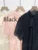 Midi Dresses for Ruffles Half-high Collar A-line Office Lady Korean Autumn Vestidos Mujer New