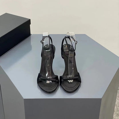 New Sandals Thin High Heels Open Toe Zipper Dancing Shoes Summer Ballroom Dance Shoes