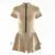 Y2k Cross Border Hot Selling Tight Skirt Jumpsuit Spring/summer New ’s Round Neck Short Sleeve Zipper Bottom Shirt