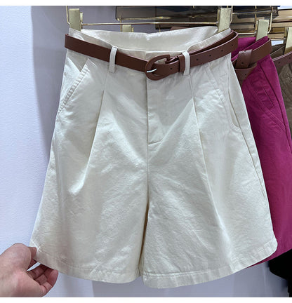 Denim Shorts High Waist Short Cotton Loose Bermuda Shorts