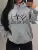 Faith Hope Love Letter Graphic Hoody Street Loose Sweatshirt Autumn Fleece Hooded Hip Hop O-neck Clothing Female