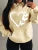 Combination of Love and Butterfly Pattern Sweater Hip Hop Street Hoodies Pocket Clothes Multicolor Hoody