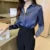 Woman Spring Autumn Style Blouses Shirts Lady Long Sleeve Turn-down Collar Blusas Tops Df4846