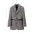 Winter With Belt Blazer Coat Loose Lapel Tweed Wool Blends Warm Jacket Temperament Commuting Lady Outwear
