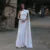 Satin Ribbon Halter Party Evening Dress Backless Off Shoulder Sleeveless Long Dresses Lady Robes