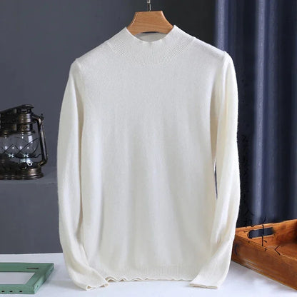 Autumn Winter Bottom Sweaters Turtleneck Pullover Slim Long Sleeve Knitted Jumpers Soft Warm Pull Femme Top