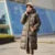Down Jacket Long Length Three-proof Versatile Updated Winter New Loose Hooded Coat Simple Down Jacket